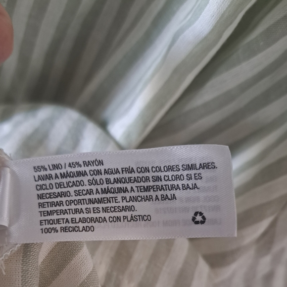 NWT A New Day (Target) striped hi-lo boho top blouse 3/4 sleeves ladies XXL - Picture 7 of 7